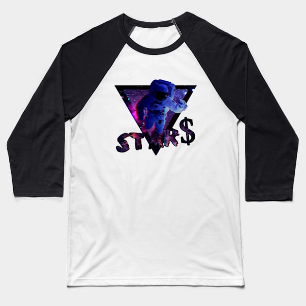 star Baseball T-Shirt by DarkCry